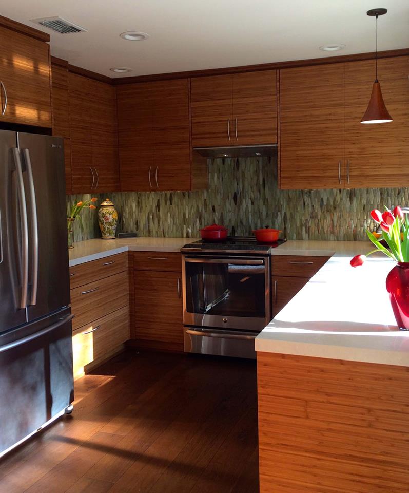Carbonized Bamboo Cabinets