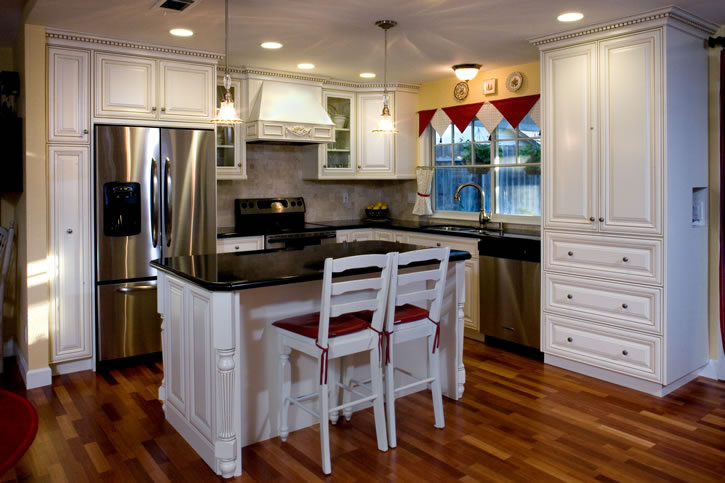 Kitchen remodel goes traditional