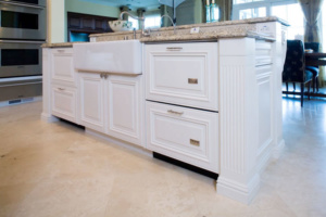 Painted kitchen island cabinets